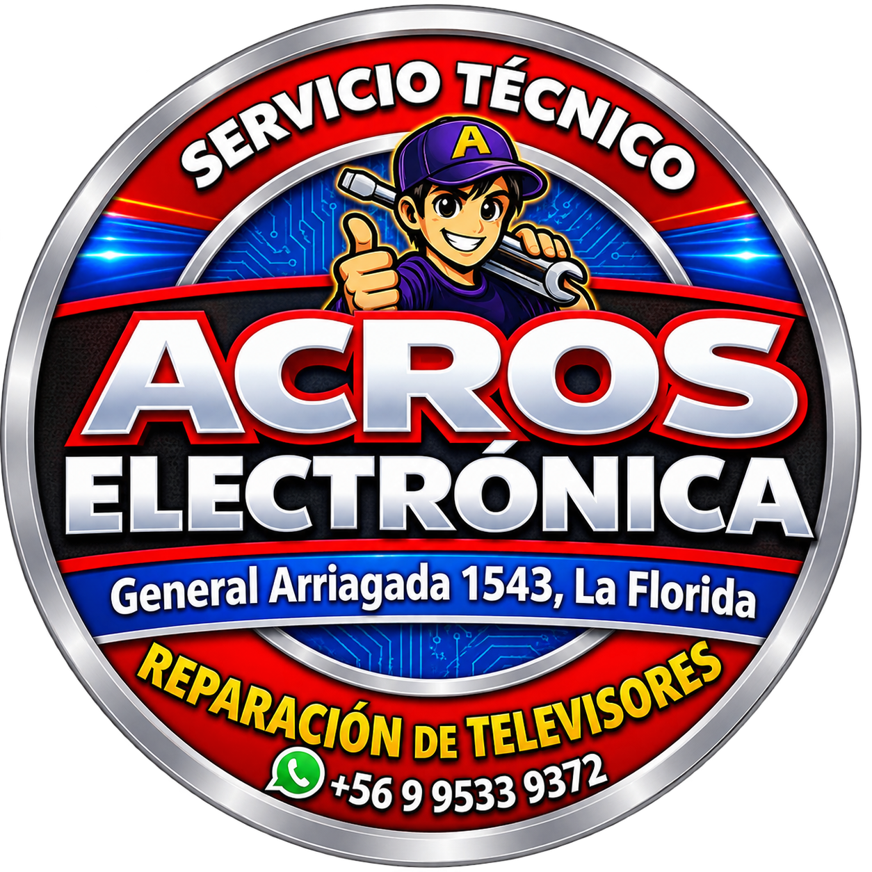 Logotipo Acros Electrónica